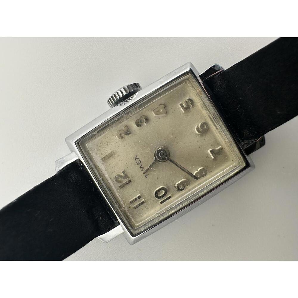 Vintage Timex Mechanical Women’s Watch Square Case 17.5mm